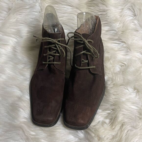 Fratelli Select leather Brown Suede high top lace up  Men’s shoes size 10M main image 10
